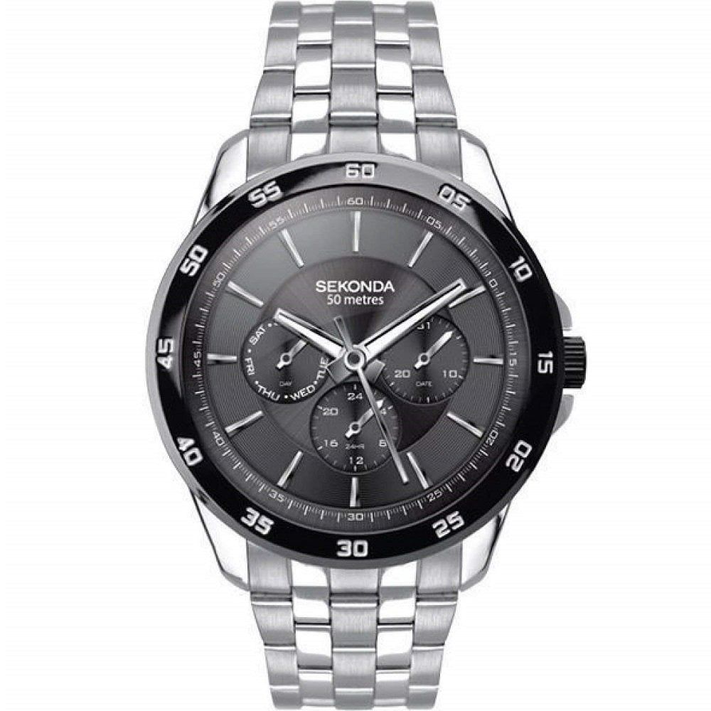 sekonda mens midnight blue watch
